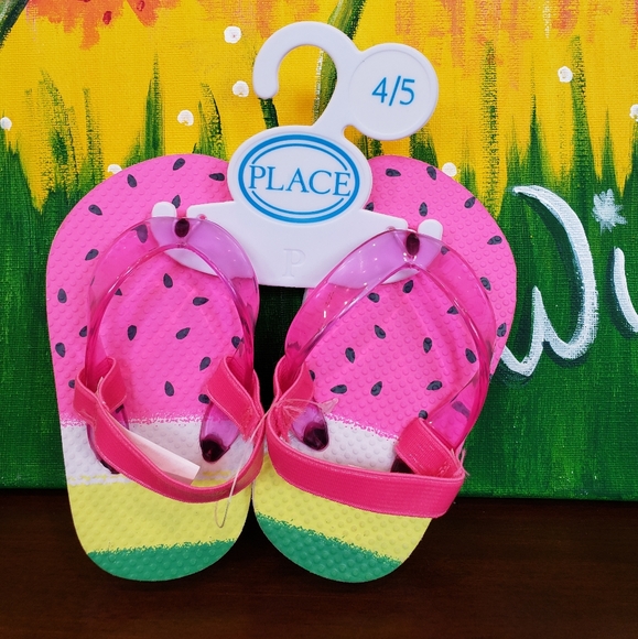 NWT Children's Place flip-flops - Picture 2 of 4